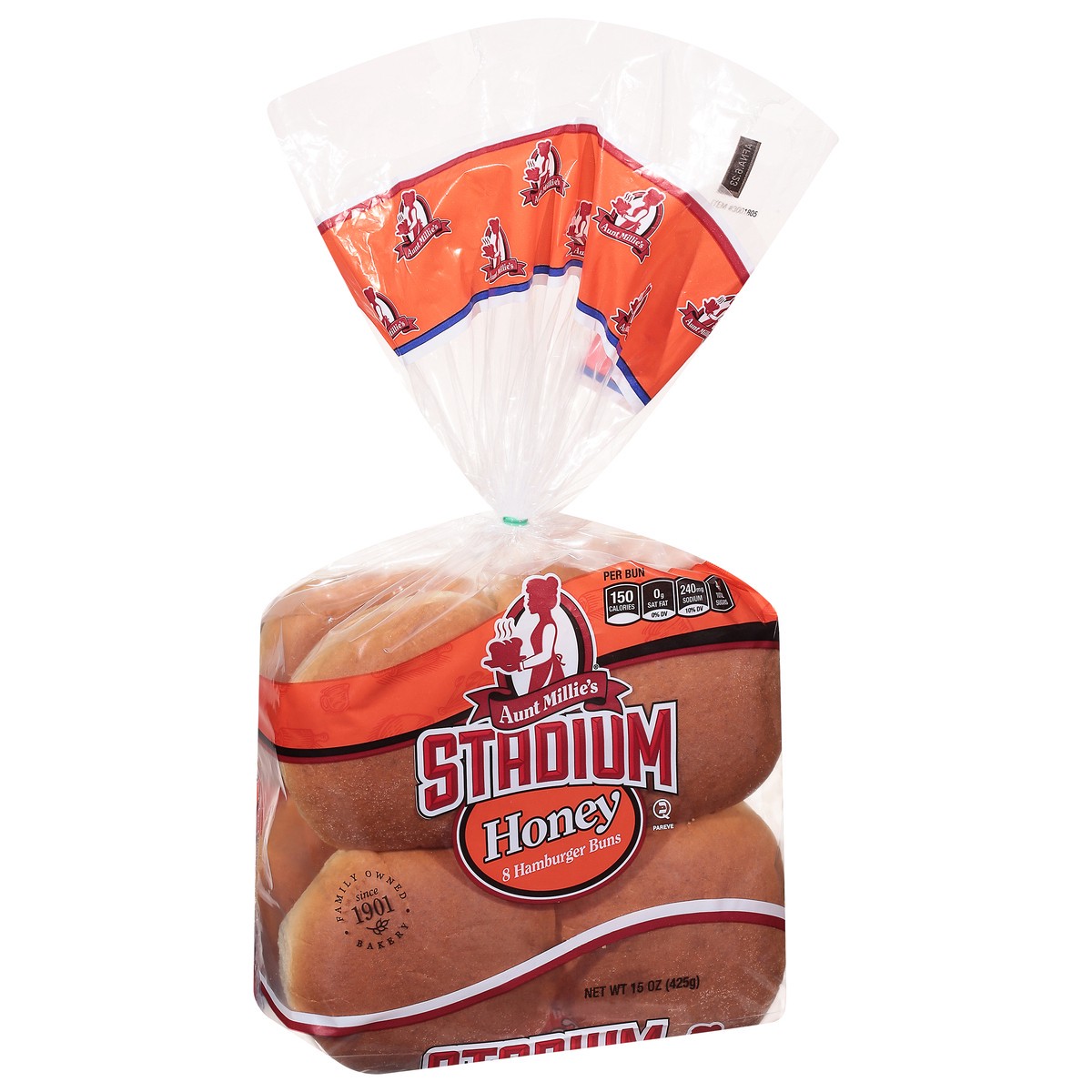 slide 3 of 9, Aunt Millie's Stadium Honey Hamburger Buns 8 ct, 8 ct