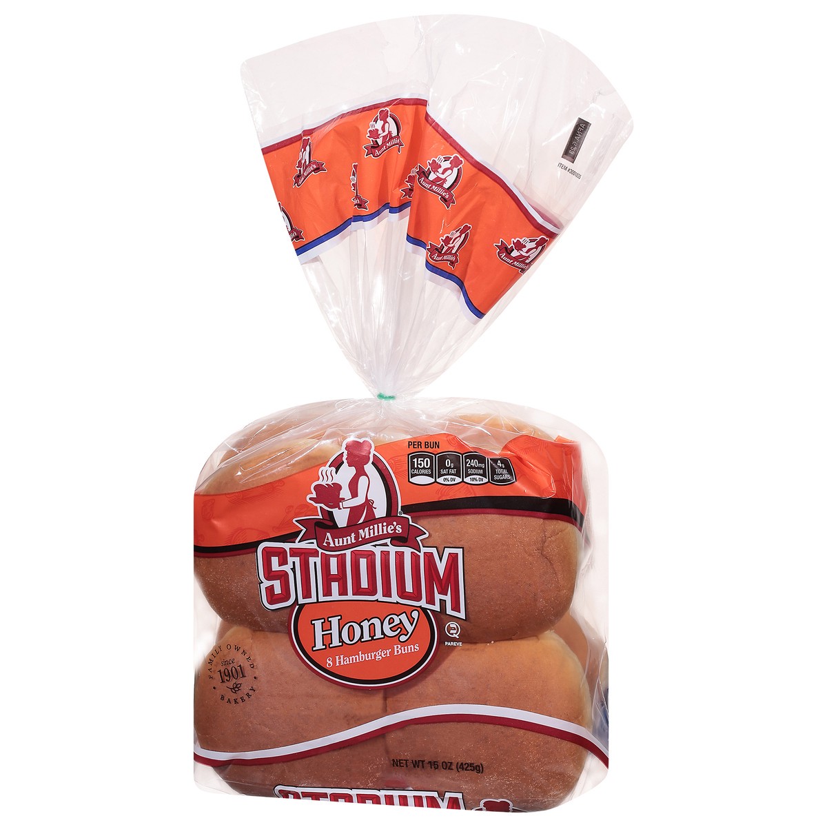 slide 7 of 9, Aunt Millie's Stadium Honey Hamburger Buns 8 ct, 8 ct