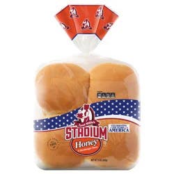 Aunt Millie''s Stadium Honey Hamburger Buns 8 ct