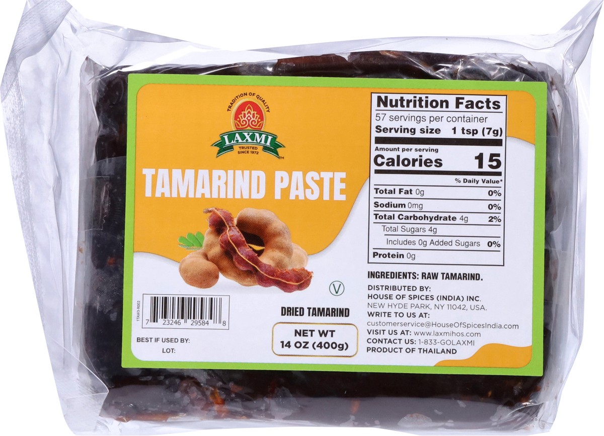 slide 5 of 13, Laxmi Dried Tamarind Paste 14 oz, 14 oz