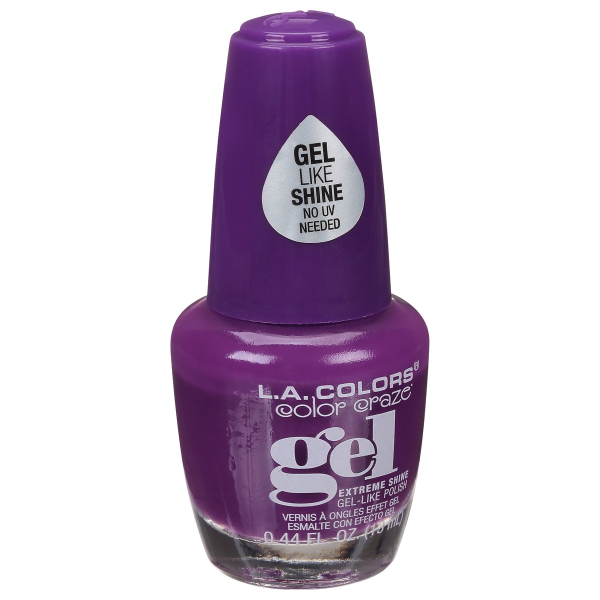 slide 9 of 9, L.A. Colors Color Craze CNP736 Outrage Gel Extreme Shine Nail Polish 0.44 fl oz, 0.44 fl oz