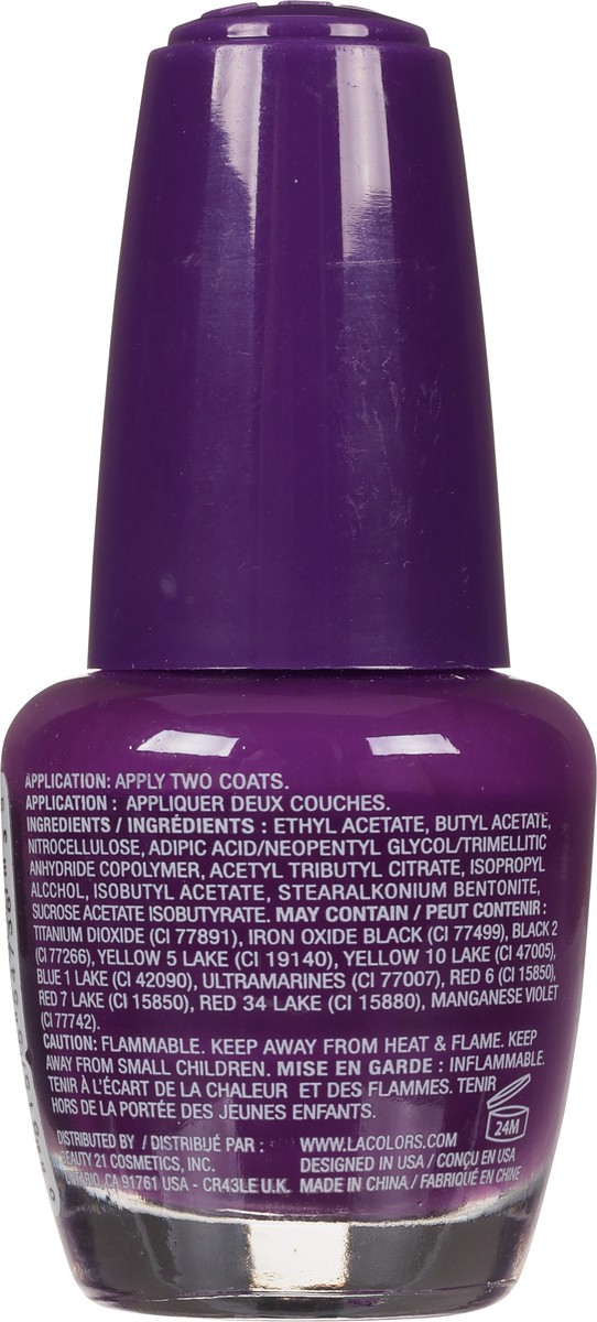 slide 5 of 9, L.A. Colors Color Craze CNP736 Outrage Gel Extreme Shine Nail Polish 0.44 fl oz, 0.44 fl oz