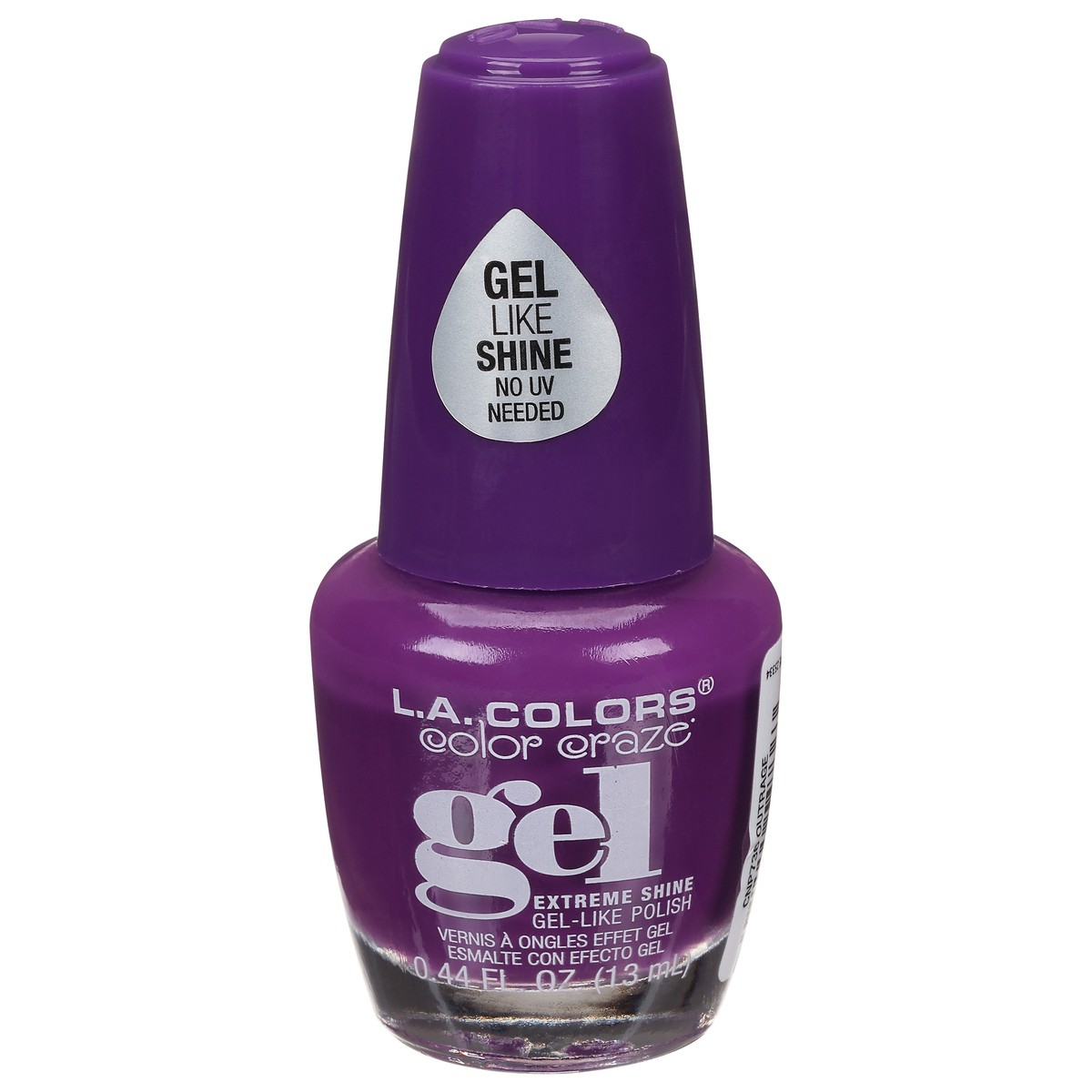 slide 1 of 9, L.A. Colors Color Craze CNP736 Outrage Gel Extreme Shine Nail Polish 0.44 fl oz, 0.44 fl oz