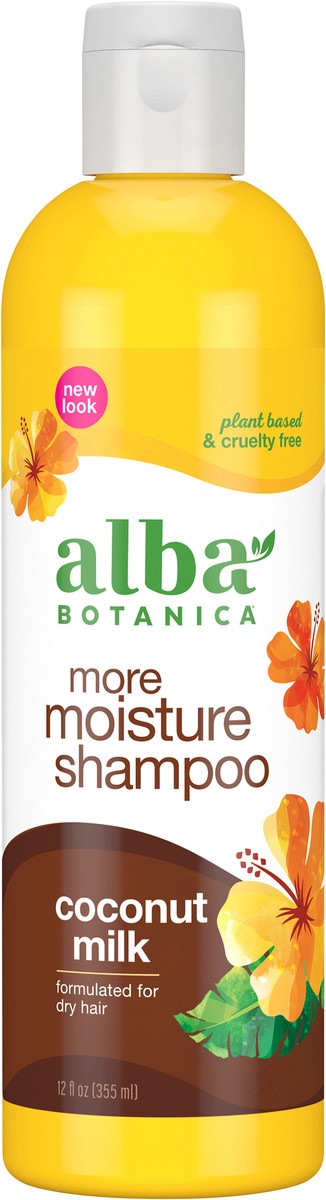 slide 3 of 3, Alba Botanica Drink It Up Coconut Milk Hawaiian Shampoo, 12 fl oz
