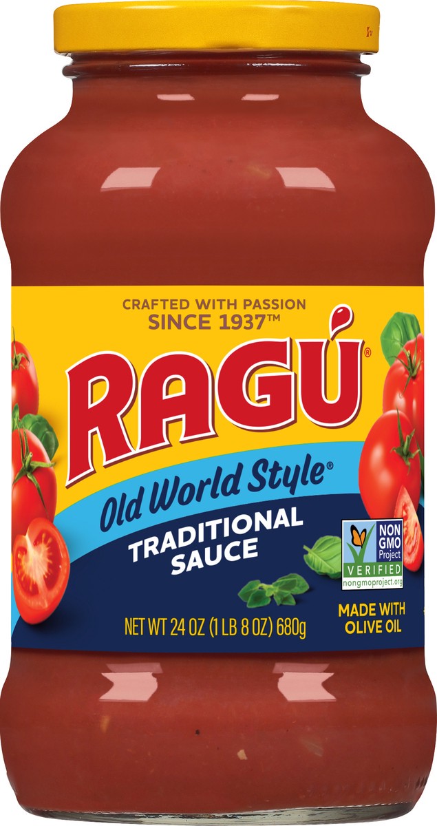 slide 4 of 9, Ragu Old World Style Traditional Sauce 24 oz, 24 oz