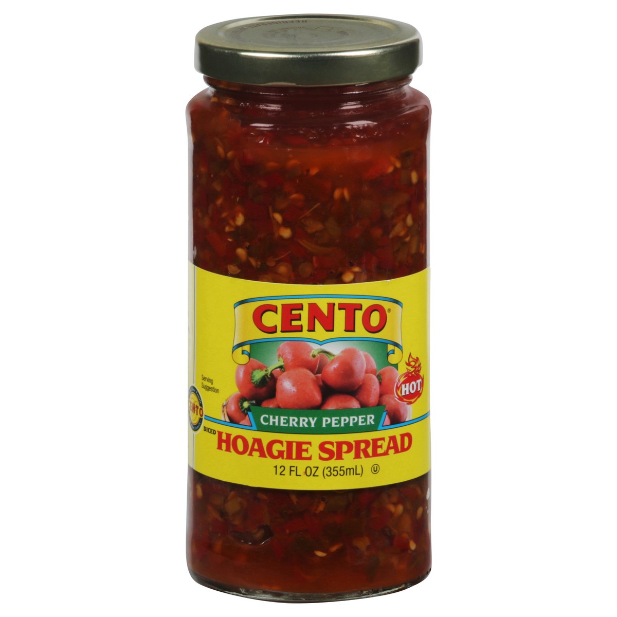 slide 1 of 1, Cento Cherry Pepper Hoagie Spread, 12 oz