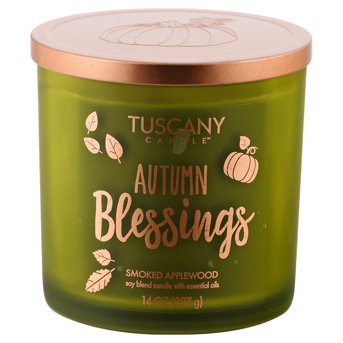 slide 5 of 8, Tuscany Candle Jar Candle Autumn Blessng, 14 oz