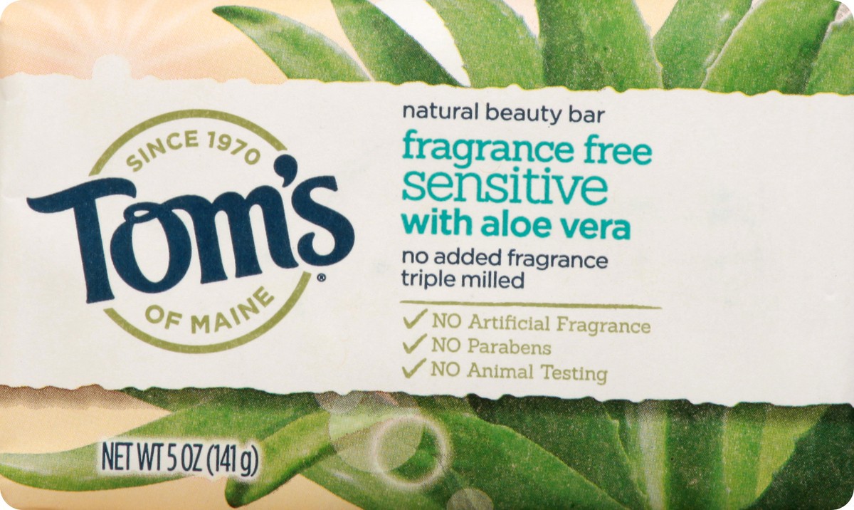 slide 6 of 9, Tom's of Maine Natural Sensitive Fragrance Free Beauty Bar 5 oz, 5 oz