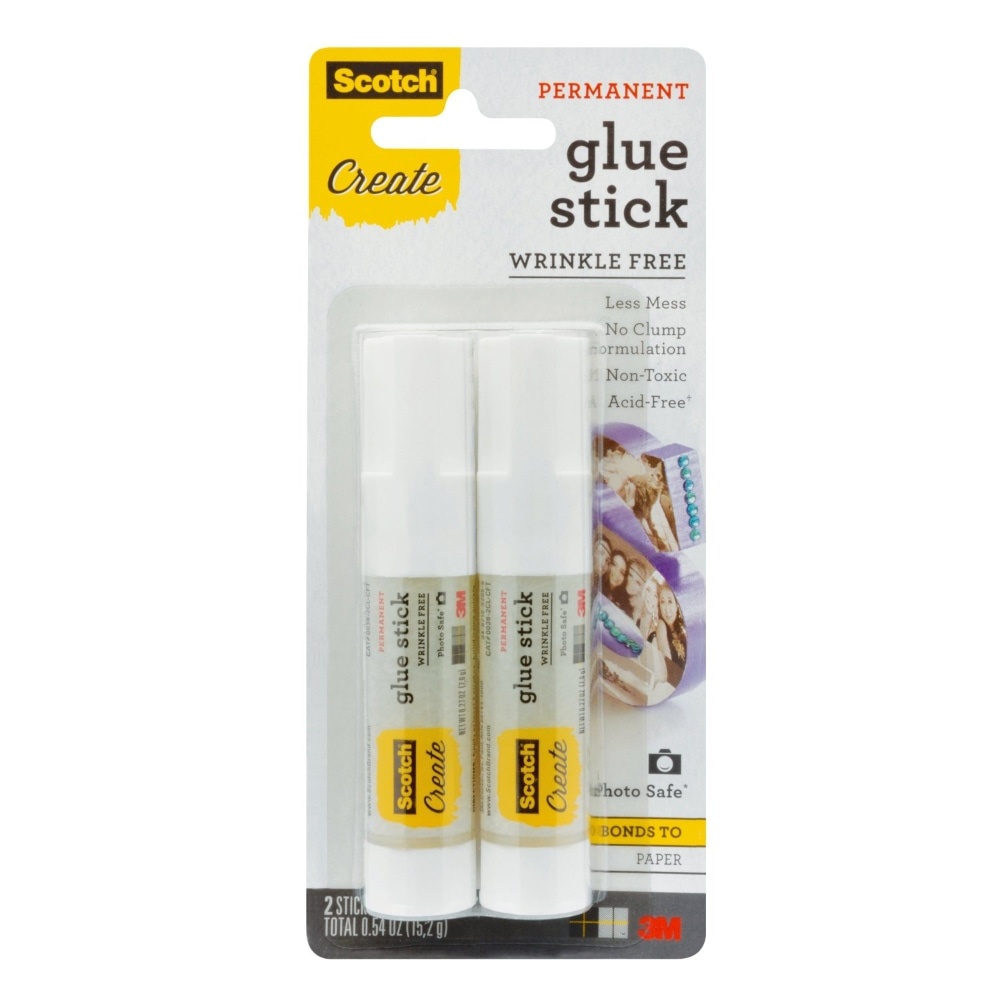 slide 1 of 1, Scotch Glue Stick, 2 ct; 0.27 oz