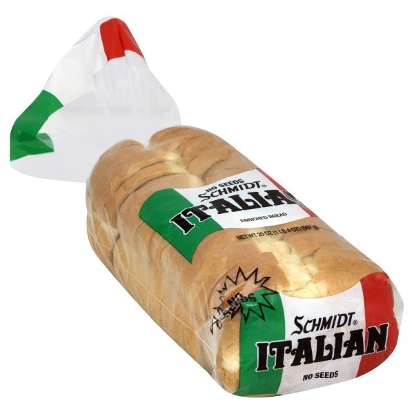 slide 1 of 1, Schmidt's Italian No Seeds Bread, 