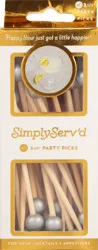 Sophistiplate SimplyServ'd 3-1/2 Inch Party Picks 40 ea