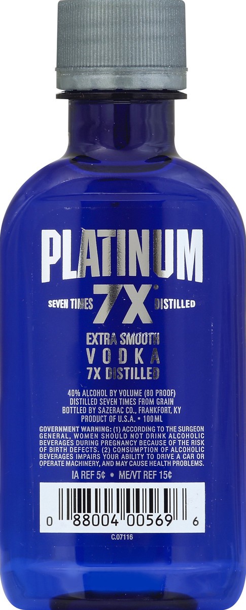 slide 2 of 2, Platinum Vodka 100 ml, 100 ml