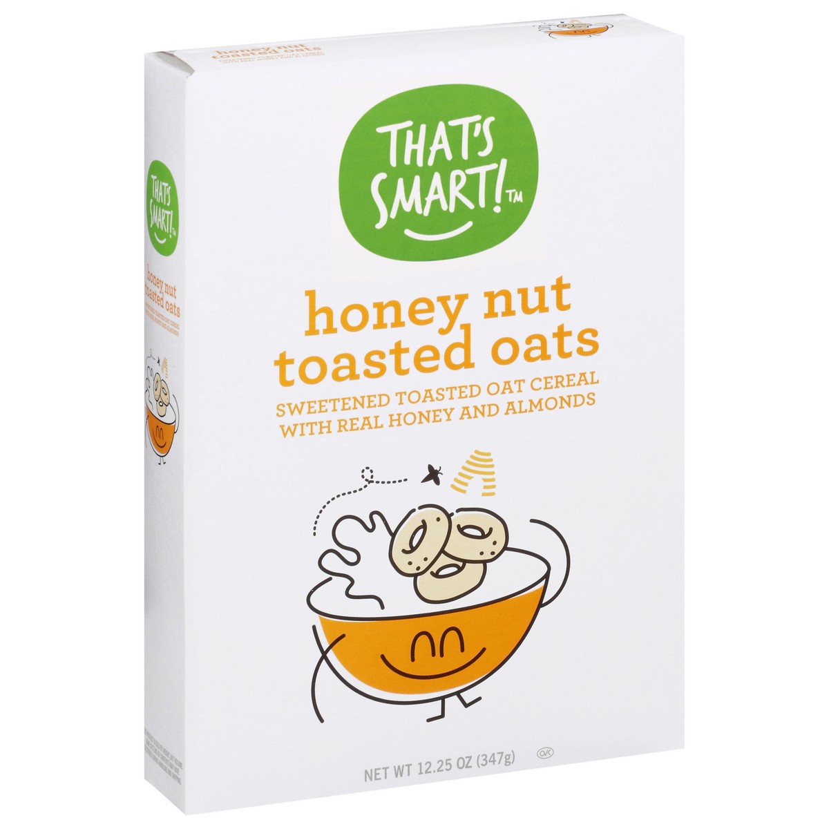 slide 7 of 17, That's Smart! Toasted Oats Honey Nut Cereal 12.25 oz, 12.25 oz