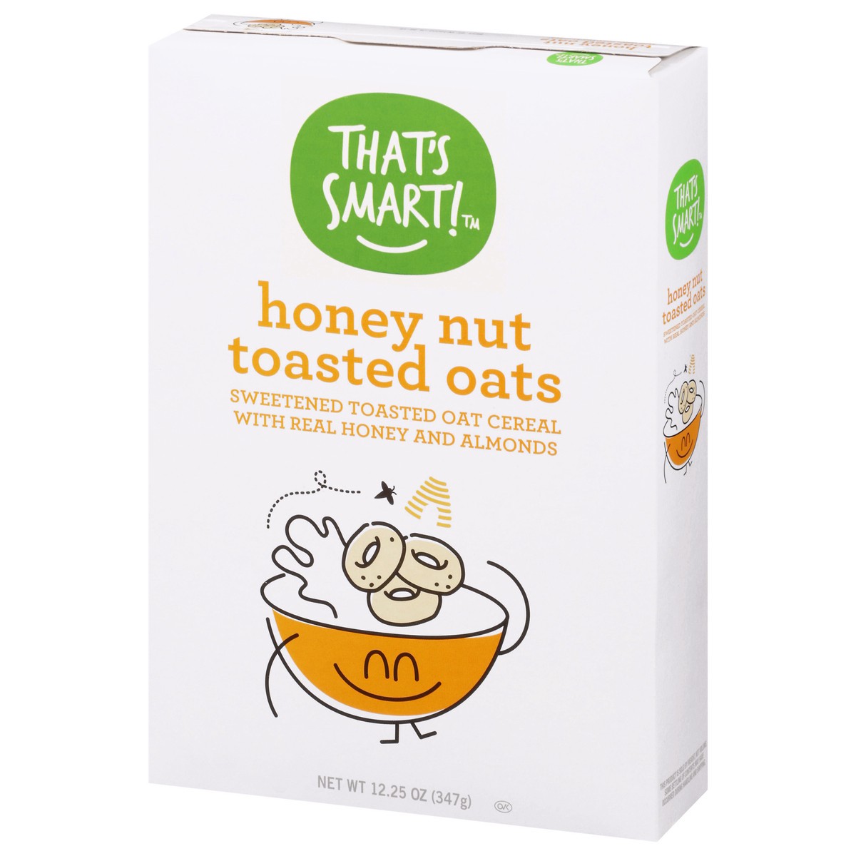 slide 17 of 17, That's Smart! Toasted Oats Honey Nut Cereal 12.25 oz, 12.25 oz