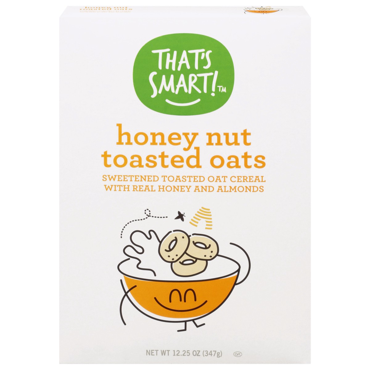 slide 5 of 17, That's Smart! Toasted Oats Honey Nut Cereal 12.25 oz, 12.25 oz