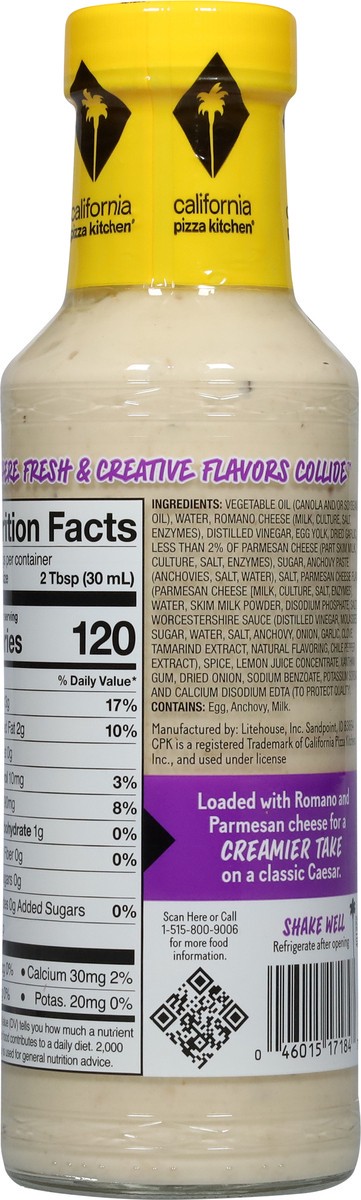 slide 3 of 9, California Pizza Kitchen Caesar Dressing, 12 fl oz