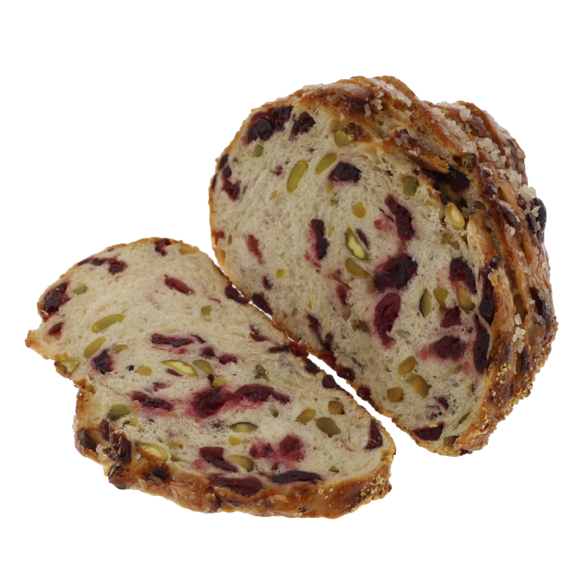slide 1 of 1, H-E-B Bakery Scratch Cranberry Pistachio Bread Half Loaf, 1/2 loaf