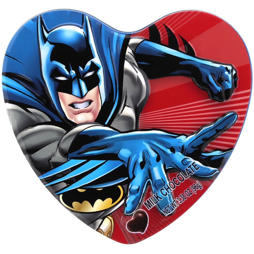 slide 1 of 1, Galerie Batman Heart Shaped Tin, 3.38 oz