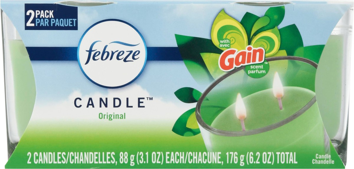 slide 1 of 12, Febreze Gain Original Scent Candles, 2 ct