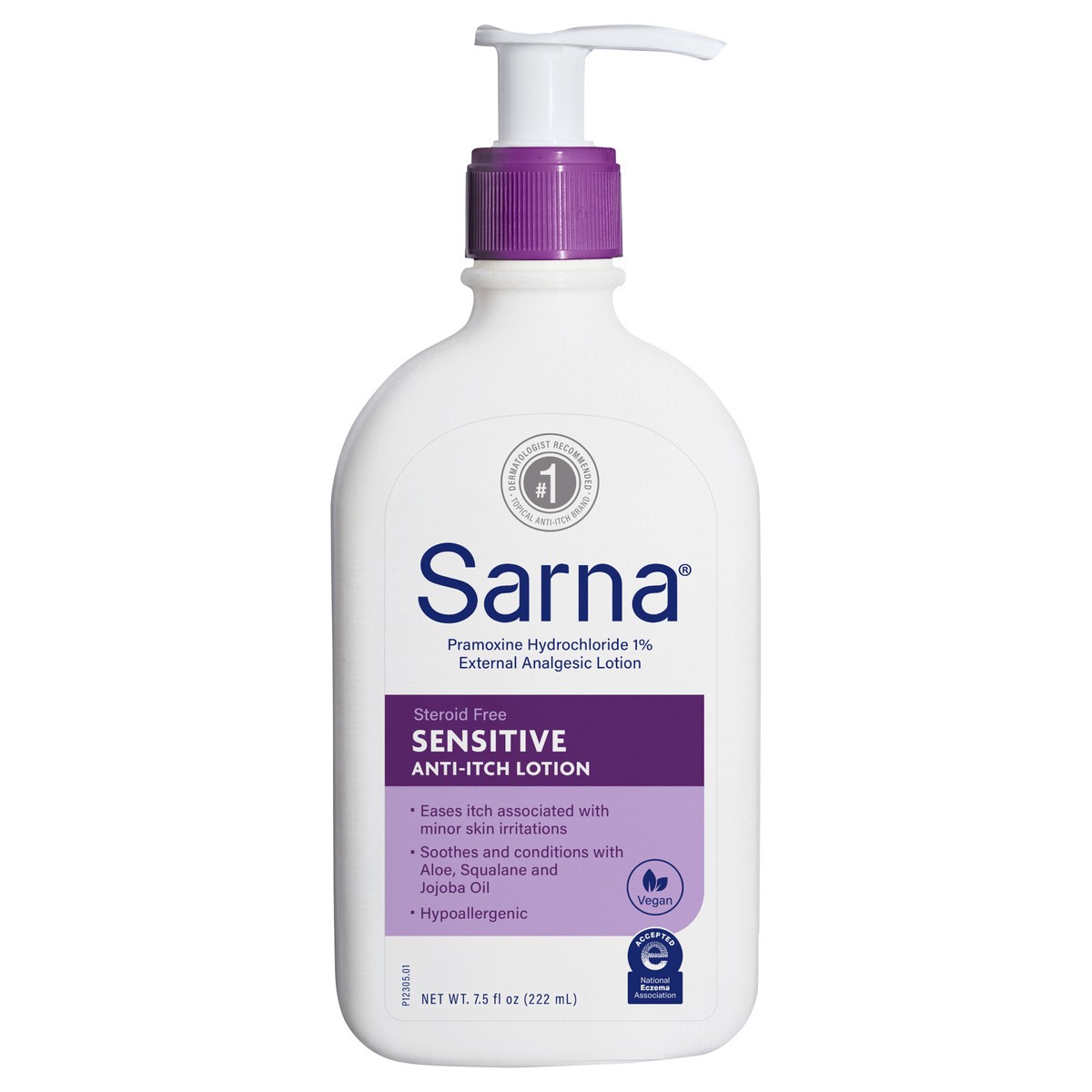 slide 1 of 14, Sarna Sensitive Moisturizing Dry Skin Itch Relief Lotion - 7.5 fl oz, 7.5 fl oz