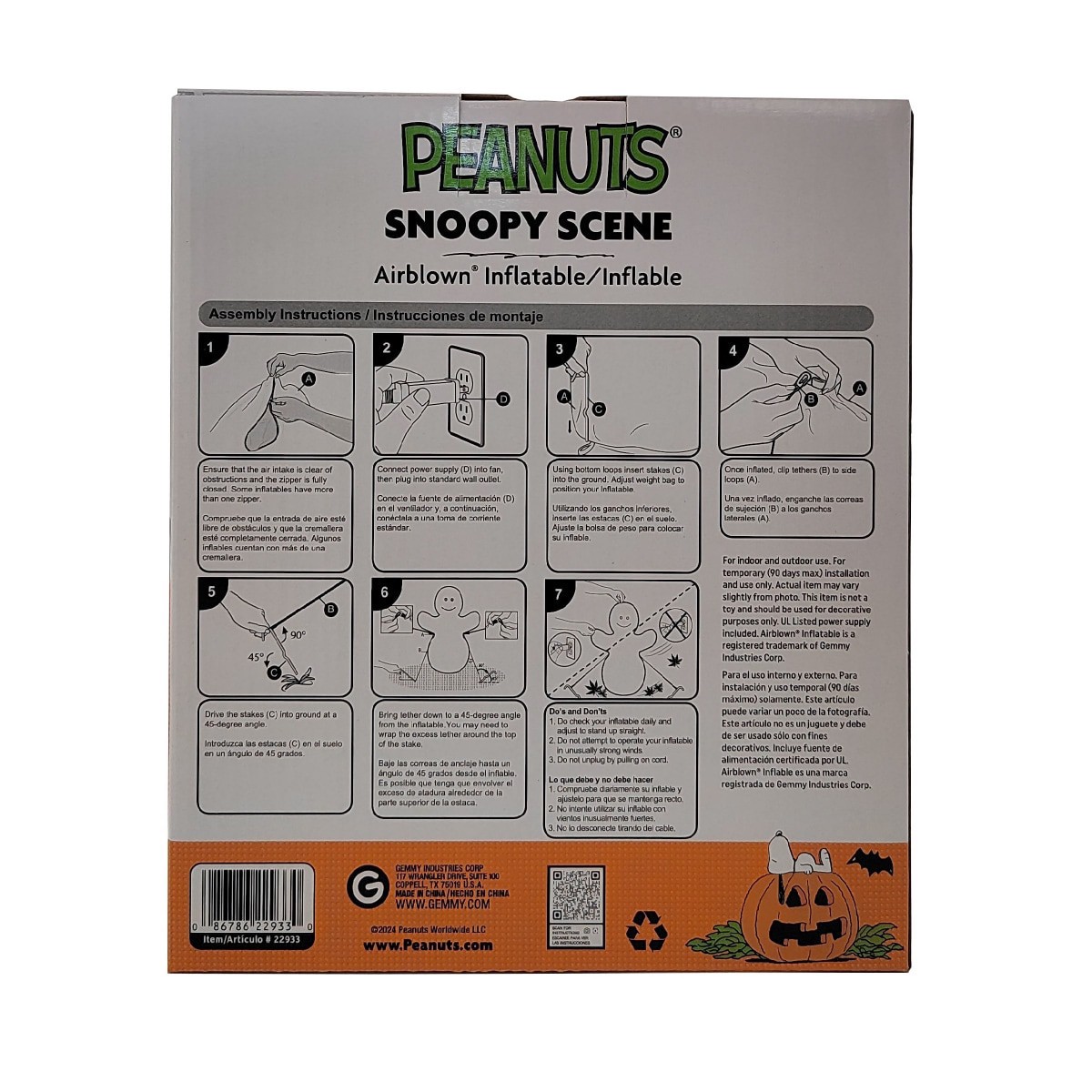 slide 2 of 29, Airblown-Snoopy as Flying Ace on Doghouse-SM-Peanuts, 42.13 in