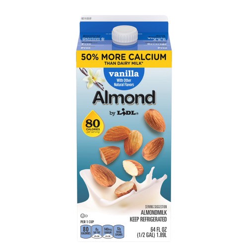 slide 1 of 1, almondmilk, vanilla, 64 fl oz