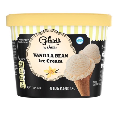 slide 1 of 1, Gelatelli vanilla bean ice cream , 48 fl oz