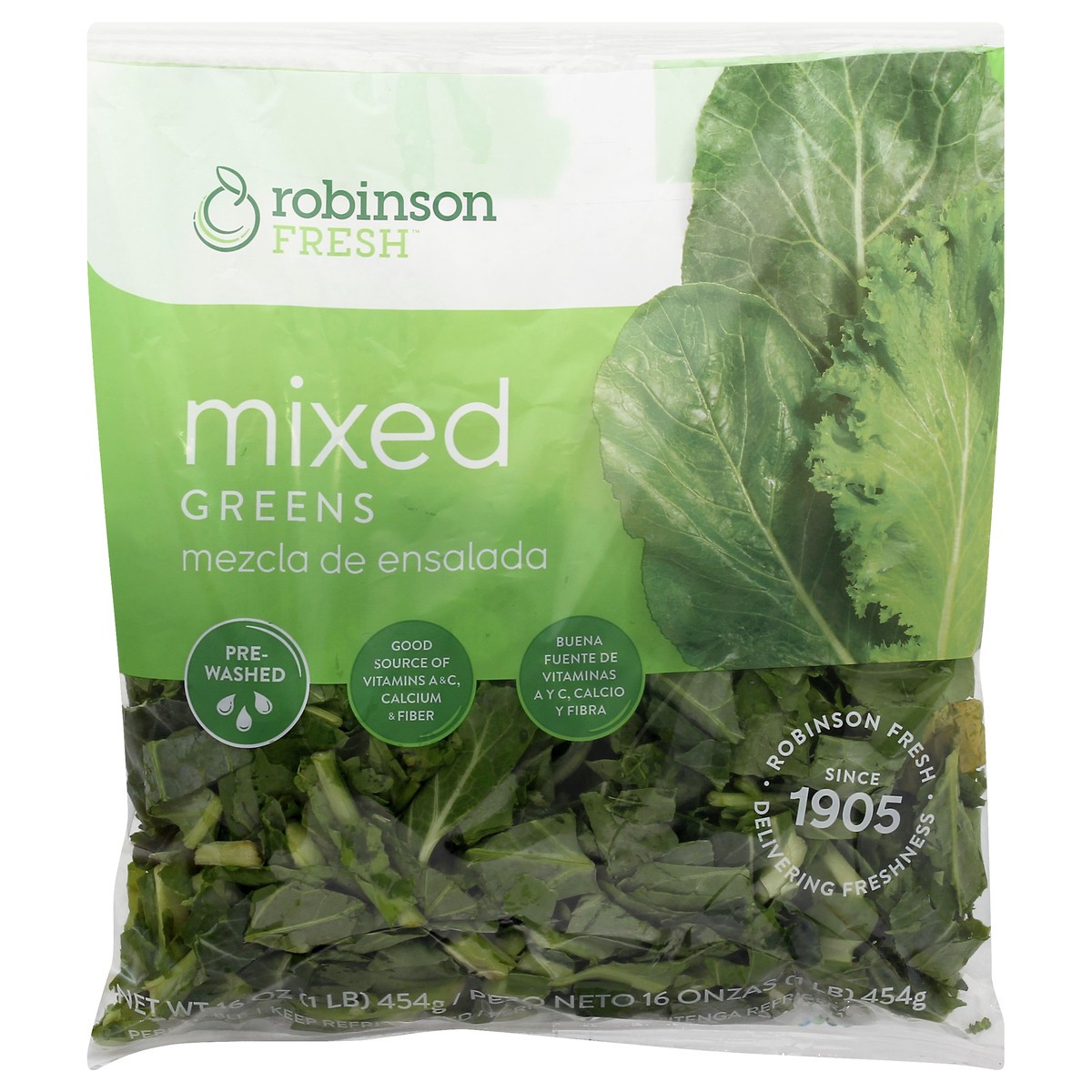 slide 1 of 13, Robinson Fresh Mixed Greens, 16 oz