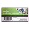 slide 2 of 5, Meijer Double Pet Food Dish, Small Capacity, 16 oz