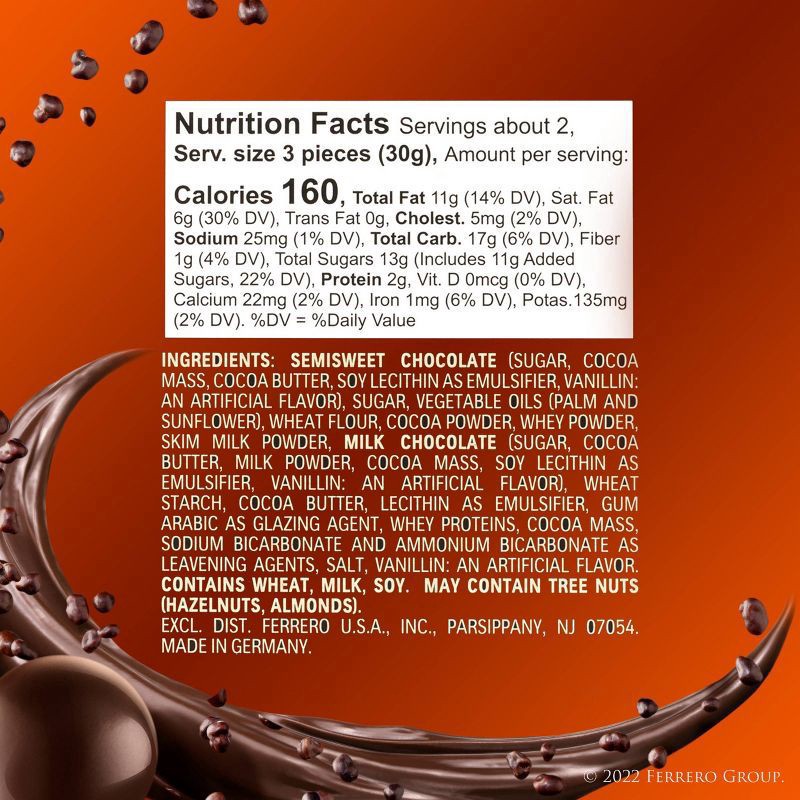 slide 6 of 6, Ferrero Rocher Rondnoir Candy - 8ct/2.7oz, 8 ct; 2.7 oz