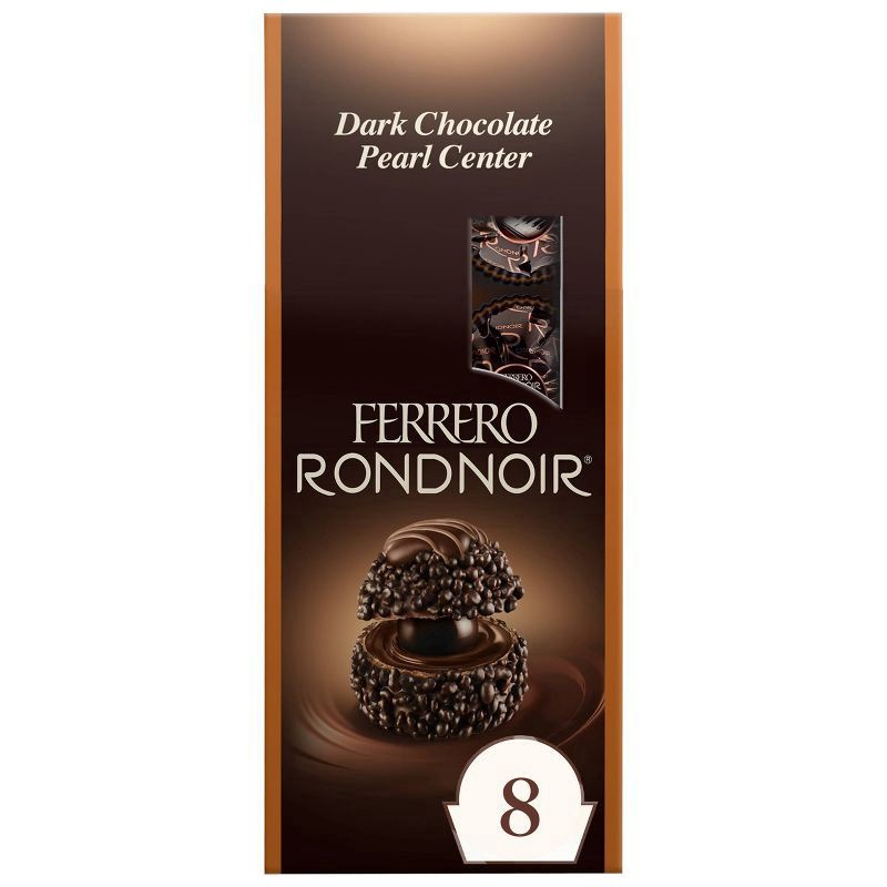 slide 1 of 6, Ferrero Rocher Rondnoir Candy - 8ct/2.7oz, 8 ct; 2.7 oz
