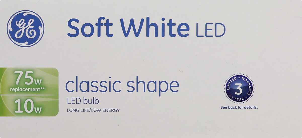 slide 8 of 9, GE LED Soft White 10 Watts 2 Pack Light Bulbs 2 ea, 2 ct