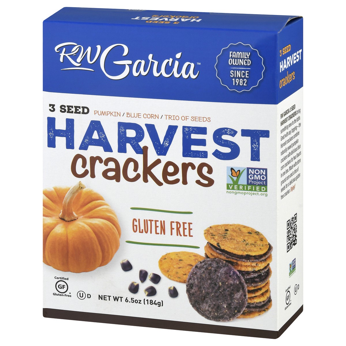 slide 2 of 13, RW Garcia 3 Seed Harvest Gluten Free Crackers 6.5 oz, 6.5 oz