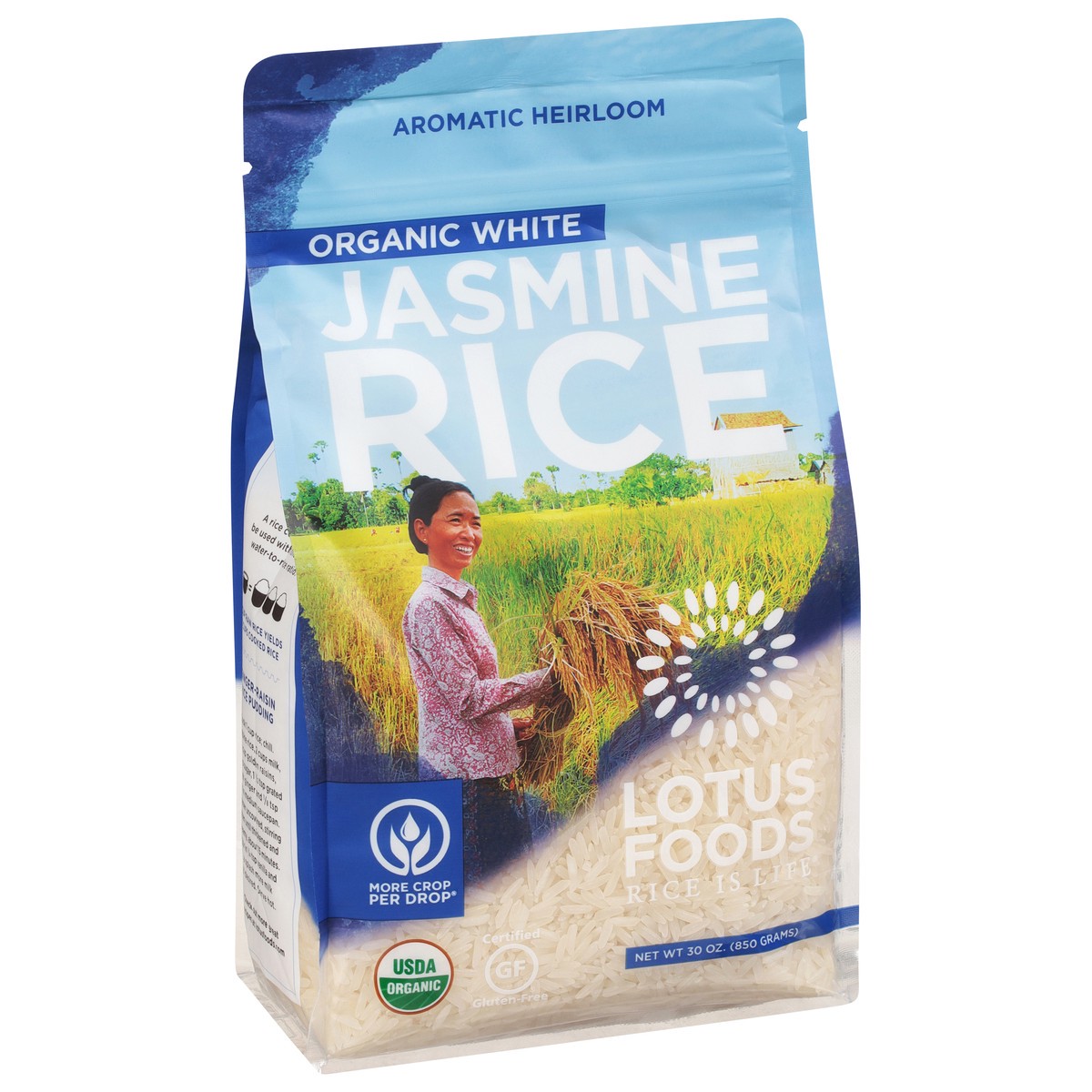 slide 4 of 9, Lotus Foods Organic White Jasmine Rice 30 oz, 30 oz