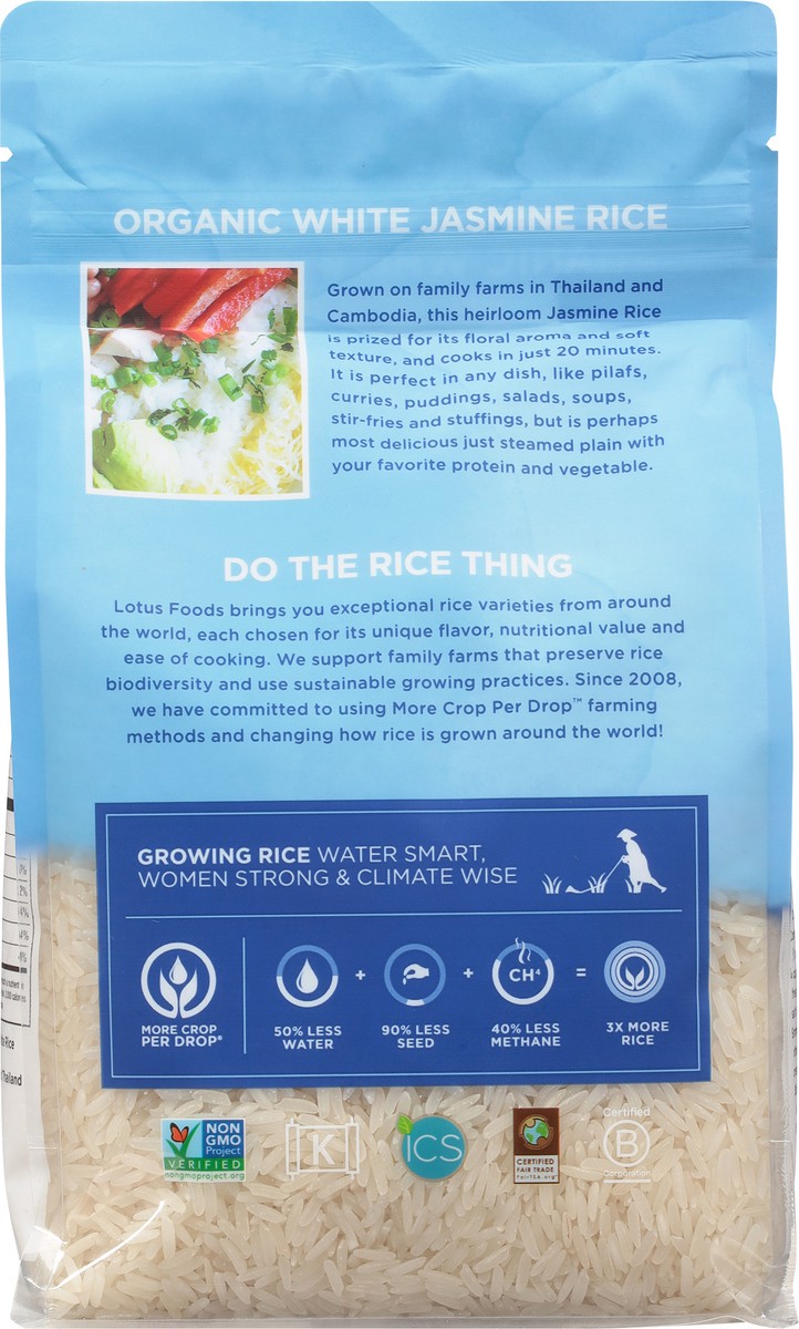 slide 6 of 9, Lotus Foods Organic White Jasmine Rice 30 oz, 30 oz