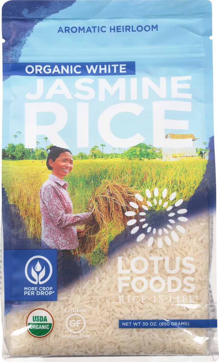 slide 5 of 9, Lotus Foods Organic White Jasmine Rice 30 oz, 30 oz