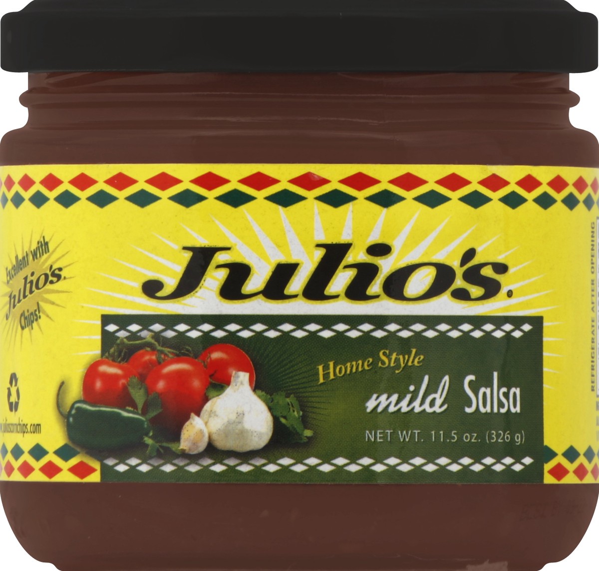 slide 3 of 3, Julio's Salsa 11.5 oz, 11.5 oz