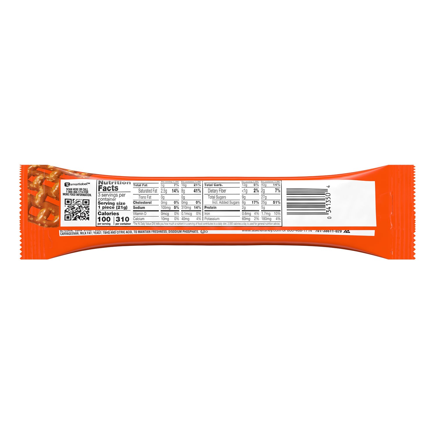 slide 6 of 6, REESE'S TAKE 5 Pretzel, Caramel, Peanut Butter, Peanut and Chocolate Candy Bars, Individually Wrapped, 2.25 oz, King Size Pack, 3 ct