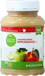 Simple Truth Organic Applesauce 23 oz
