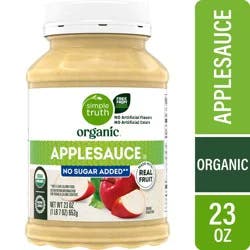 Simple Truth Organic Applesauce 23 oz