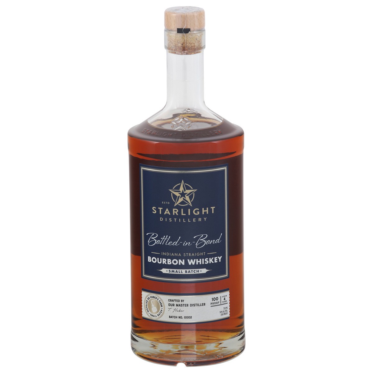 slide 1 of 11, Starlight Distillery Indiana Straight Small Batch Bourbon Whiskey 750 ml, 750 ml