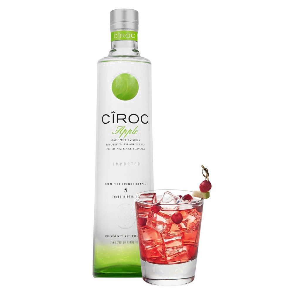 slide 6 of 30, Ciroc Apple Vodka, 750 ml