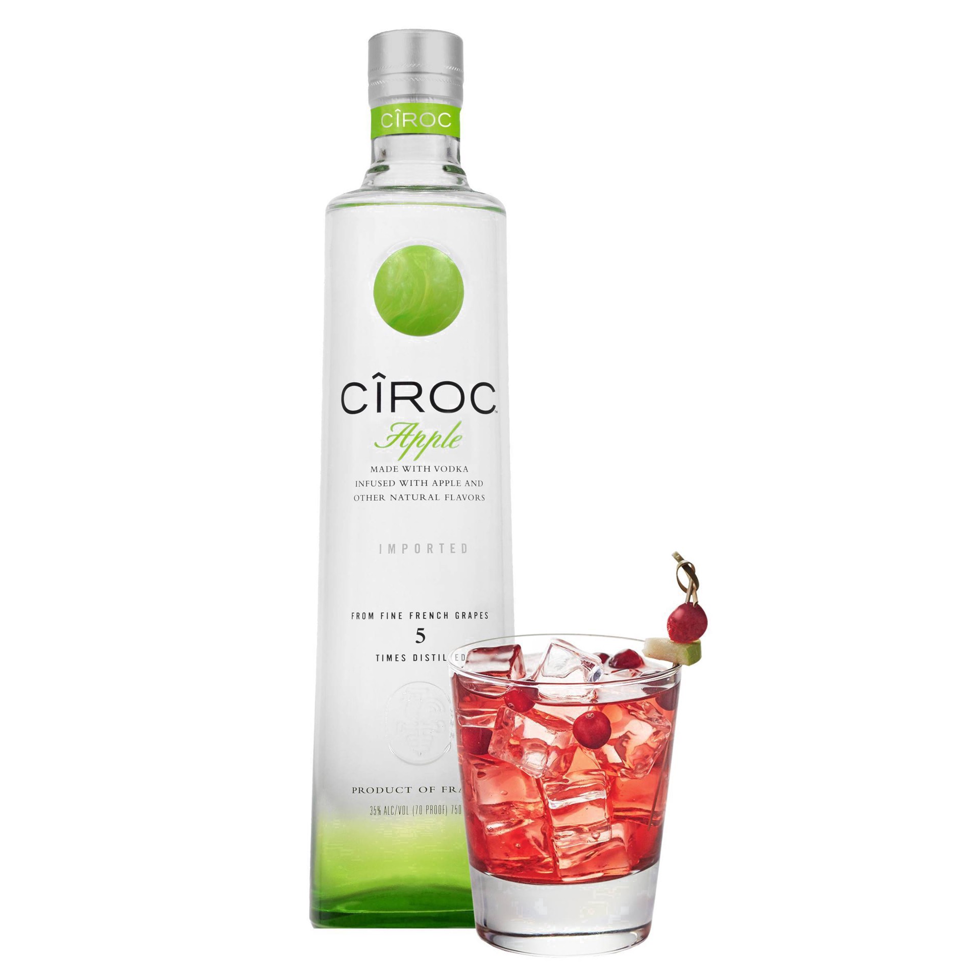 slide 7 of 30, Ciroc Apple Vodka, 750 ml