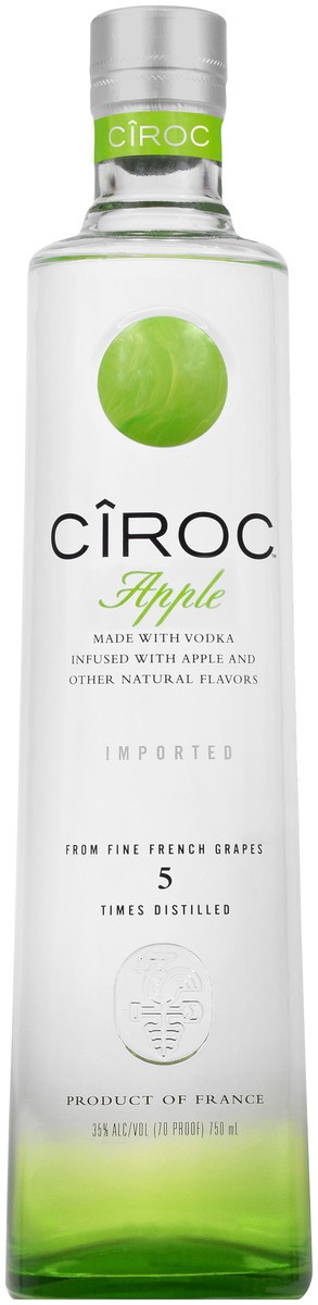 slide 1 of 30, Ciroc Apple Vodka, 750 ml