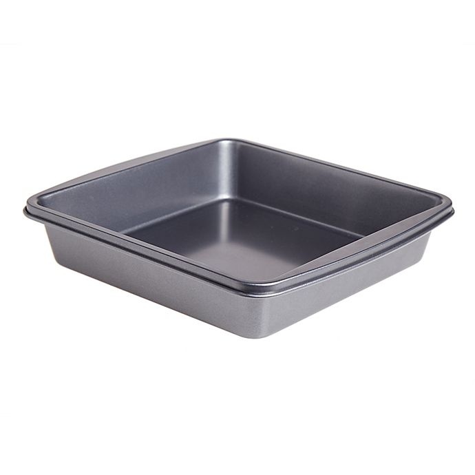 slide 1 of 4, Simply Essential Nonstick Square Cake Pan, 9 in