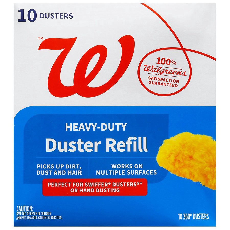 slide 1 of 2, Walgreens Duster Heavy Duty Refill, 10 ct