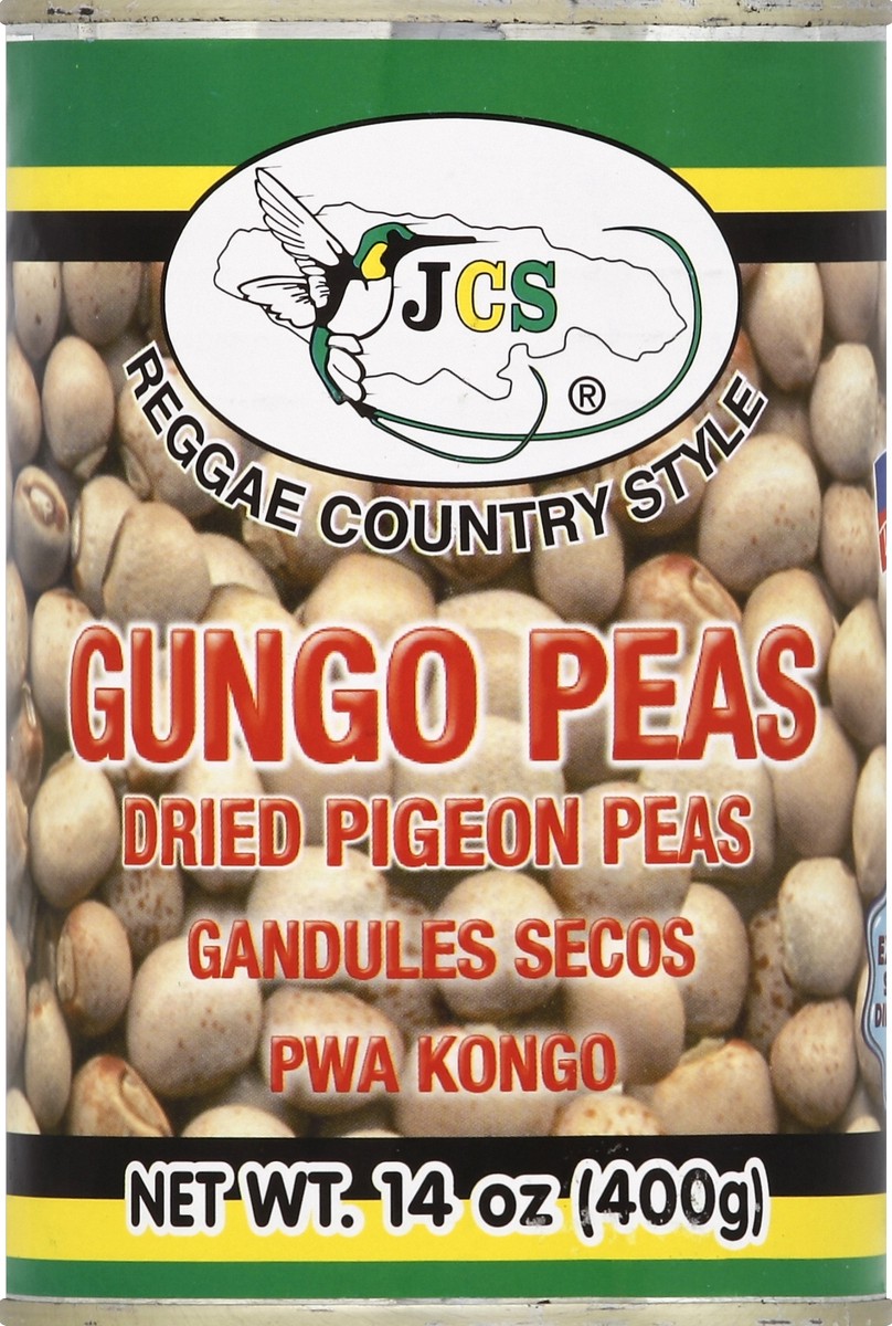slide 1 of 1, JCS Gungo Peas 14 oz, 16 oz