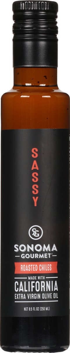 slide 8 of 9, Sonoma Gourmet Sassy Extra Virgin Roasted Chiles Olive Oil 8.5 fl oz, 8.5 oz