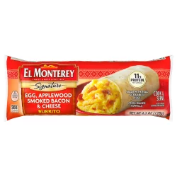 El Monterey Supreme Single Egg Cheese Salsa And Bacon Burrit