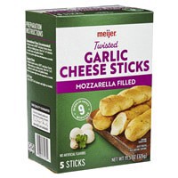 slide 3 of 29, Meijer Twisted Mozzarella Stuffed Garlic Bread Sticks, 11.5 oz